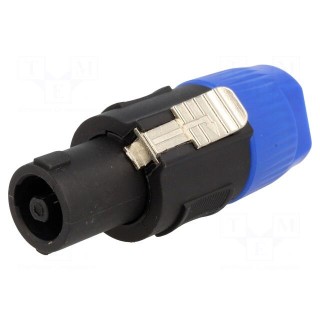 Plug | loudspeaker | female | PIN: 4 | for cable | screw terminal