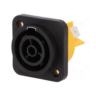 Socket | AC supply | female | PIN: 3 | 16A | 250V | thermoplastic | IP65