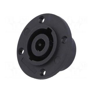Socket | loudspeaker | male | round,with flange | PIN: 8 | CLIFFCON S
