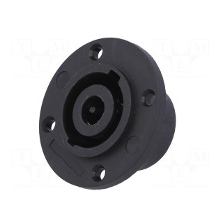 Socket | loudspeaker | male | round,with flange | PIN: 8