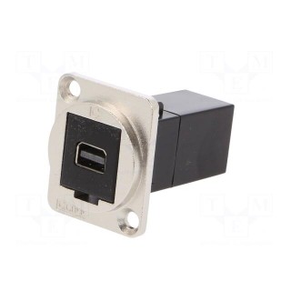 Coupler | Mini DisplayPort socket,both sides | FT | 19x24mm