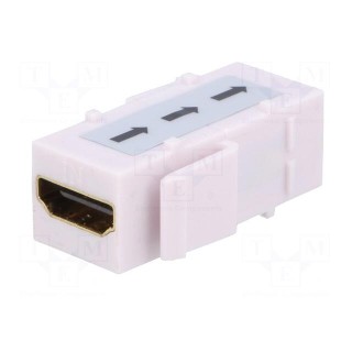 Coupler | socket | female x2 | HDMI socket x2 | repeater | gold-plated