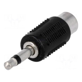 Adapter | Jack 3.5mm plug,RCA socket | mono
