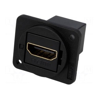 Coupler | HDMI socket,both sides | shielded | Case: XLR standard
