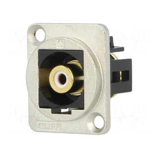 Coupler | RCA socket,both sides | Case: XLR standard | 19x24mm