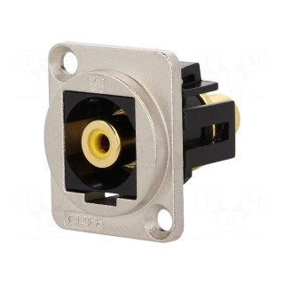 Coupler | RCA socket,both sides | Case: XLR standard | 19x24mm