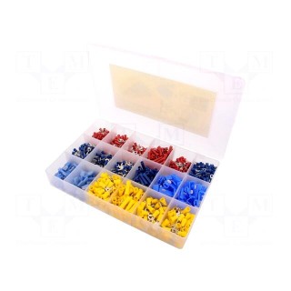 Kit: connectors | insulated | 1000pcs.
