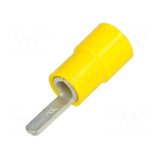 Blade terminal | 2.8mm | 4÷6mm2 | crimped | for cable | insulated