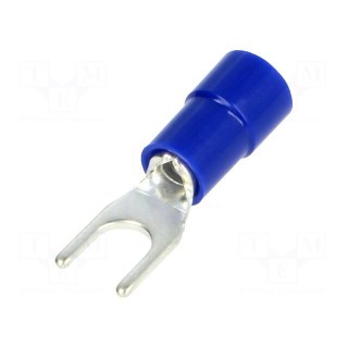 Fork terminal | M4 | Ø: 4.2mm | 1.5÷2.5mm2 | crimped | for cable | tinned