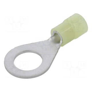 Ring terminal | M10 | Ø: 10.5mm | 2.5÷6mm2 | crimped | for cable | tinned