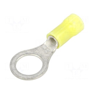 Ring terminal | M10 | Ø: 10.5mm | 3÷6mm2 | crimped | for cable | tinned