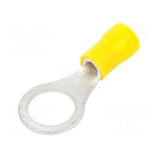 Ring terminal | M10 | Ø: 10.5mm | 4÷6mm2 | crimped | for cable | tinned
