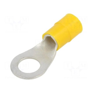 Tip: ring | M12 | Ø: 13mm | 25mm2 | crimped | for cable | insulated | tinned