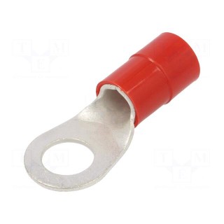 Tip: ring | M12 | Ø: 13mm | 35mm2 | crimped | for cable | insulated | tinned