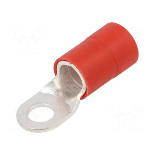 Tip: ring | M12 | Ø: 13mm | 95mm2 | crimped | for cable | insulated | tinned