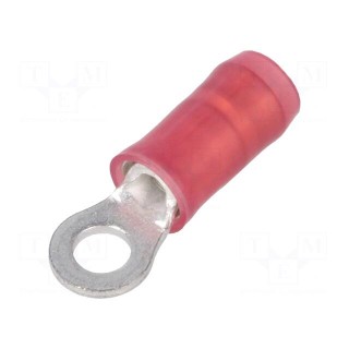 Ring terminal | M2,5 | Ø: 3.02mm | 0.3÷1.42mm2 | crimped | for cable