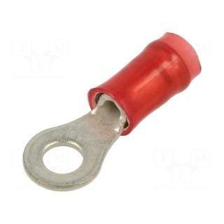 Tip: ring | M3,5 | Ø: 3.68mm | 0.26÷1.65mm2 | crimped | for cable | tinned