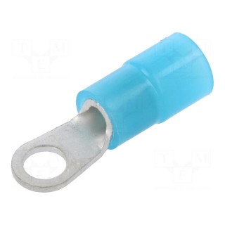 Ring terminal | M3,5 | Ø: 3.7mm | 1÷2.5mm2 | crimped | for cable | tinned