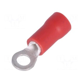 Ring terminal | M3 | Ø: 3.2mm | 0.5÷1mm2 | crimped | for cable | tinned