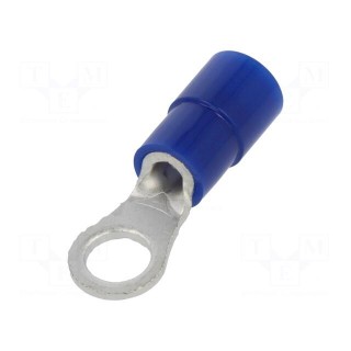 Tip: ring | M4 | Ø: 4.3mm | 1.04÷2.63mm2 | crimped | for cable | insulated