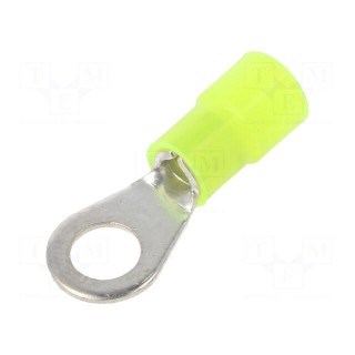 Tip: ring | M6 | Ø: 6.2mm | 4÷6mm2 | crimped | for cable | insulated | 105°C