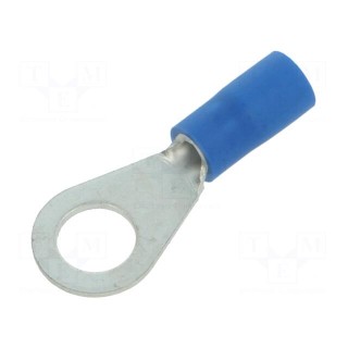 Ring terminal | M6 | Ø: 6.5mm | 1÷2.5mm2 | crimped | for cable | tinned