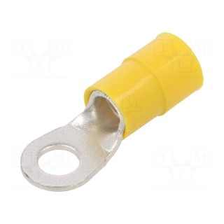 Tip: ring | M8 | Ø: 8.5mm | 25mm2 | crimped | for cable | insulated | tinned