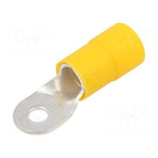 Tip: ring | M8 | Ø: 8.5mm | 70mm2 | crimped | for cable | insulated | tinned