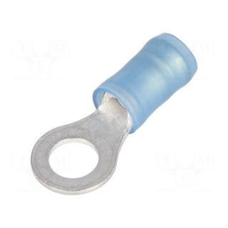 Ring terminal | Ø: 4.82mm | 1.25÷2mm2 | crimped | for cable | insulated