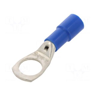 Tip: ring tube | M12 | Ø: 13mm | 16mm2 | crimped | for cable | insulated