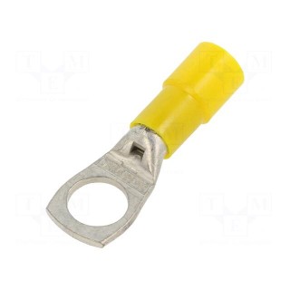 Tip: ring tube | M12 | Ø: 13mm | 25mm2 | crimped | for cable | insulated