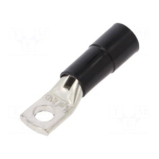 Tip: ring tube | M5 | Ø: 5.2mm | 10mm2 | crimped | for cable | insulated