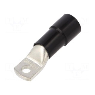 Tip: ring tube | M6 | Ø: 6.5mm | 50mm2 | crimped | for cable | insulated