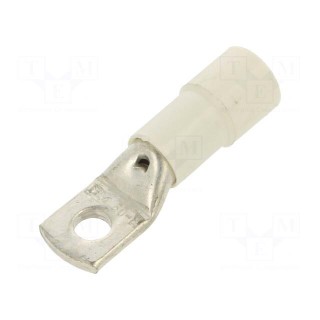 Tip: ring tube | M8 | Ø: 8.4mm | 50mm2 | crimped | for cable | insulated