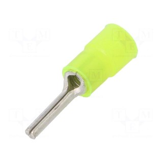Tip: wire pin | Ø: 2.6mm | 4÷6mm2 | crimped | for cable | insulated