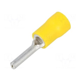 Wire pin terminal | Ø: 2.6mm | 4÷6mm2 | crimped | for cable | insulated