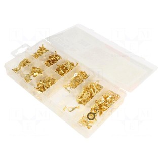 Kit: connectors | crimped | for cable | non-insulated | 450pcs.