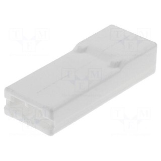 Terminals cover | female | PIN: 1 | for push-on 6.3mm connectors