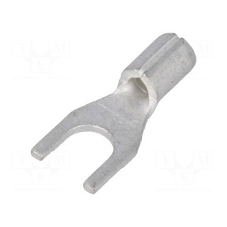 Fork terminal | M3,5 | 0.5÷1mm2 | crimped | for cable | non-insulated