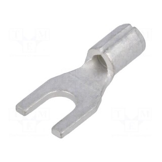 Fork terminal | M3 | 0.5÷1mm2 | crimped | for cable | non-insulated