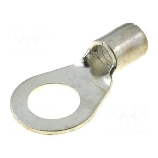 Ring terminal | M10 | 16mm2 | crimped | for cable | non-insulated