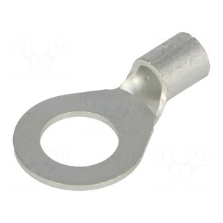 Ring terminal | M10 | 6÷10mm2 | crimped | for cable | non-insulated