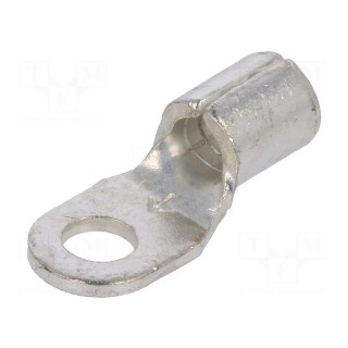 Ring terminal | M3,5 | crimped | for cable | non-insulated | copper