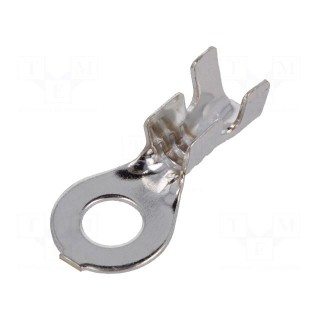 Ring terminal | M4 | 1.5÷2.5mm2 | crimped | for cable | tinned | brass