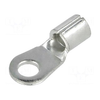 Ring terminal | M4 | 4÷6mm2 | crimped | for cable | non-insulated
