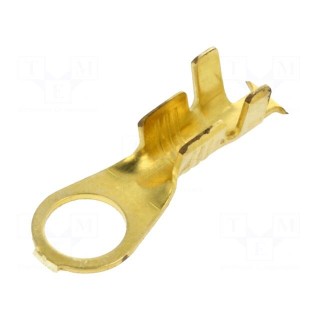 Tip: ring | M5 | 1÷2.5mm2 | crimped | for cable | non-insulated | brass