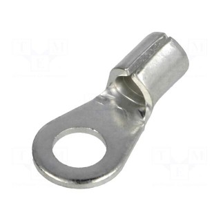 Ring terminal | M5 | 4÷6mm2 | crimped | for cable | non-insulated