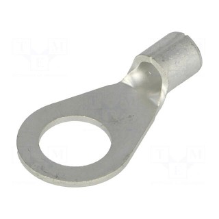 Ring terminal | M6 | 2.5÷6mm2 | crimped | for cable | non-insulated