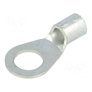 Ring terminal | M8 | 6÷10mm2 | crimped | for cable | non-insulated