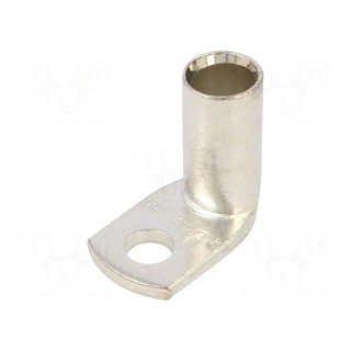 Tip: ring tube | M12 | 150mm2 | crimped | for cable | angled 90° | tinned